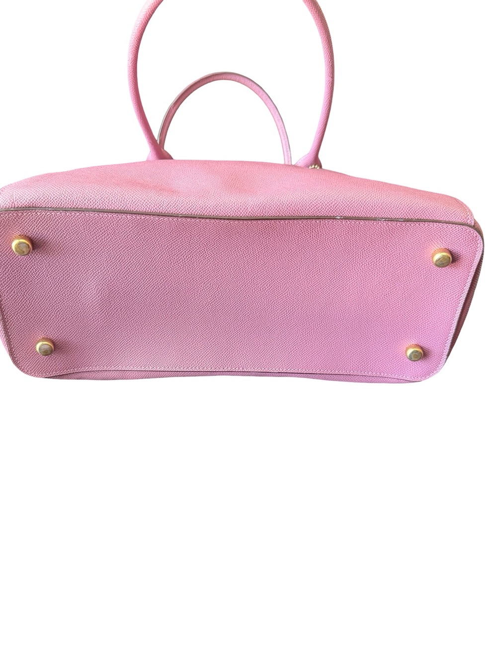 Coach Rose Pink Leather Tote Bag - Signature Logo - Picture 5 of 12